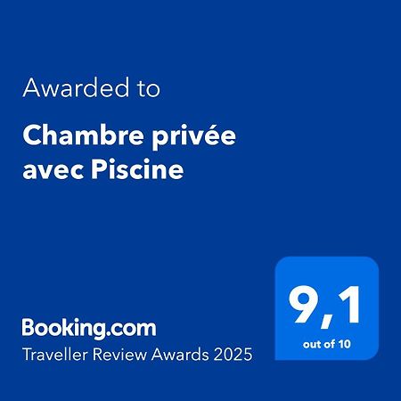 Chambre Privee Avec Piscine Marselha Exterior foto